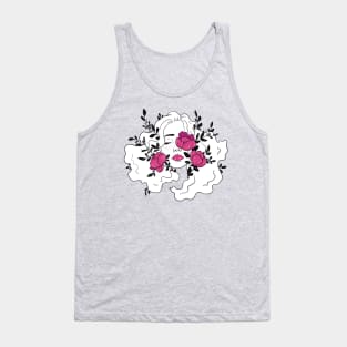 Pink Blooms Tank Top